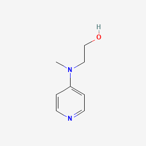 molecular formula C8H12N2O B3045553 Ethanol, 2-(methyl-4-pyridinylamino)- CAS No. 109736-44-9