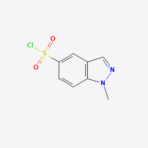 molecular formula C8H7ClN2O2S B3045557 1-Methyl-1H-indazole-5-sulfonyl chloride CAS No. 1097730-93-2