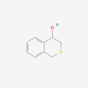 molecular formula C9H10OS B3045558 3,4-dihydro-1H-2-benzothiopyran-4-ol CAS No. 109819-33-2