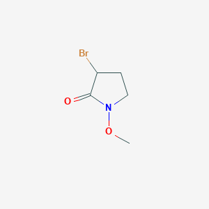 molecular formula C5H8BrNO2 B3045569 3-溴-1-甲氧基吡咯烷-2-酮 CAS No. 110027-11-7