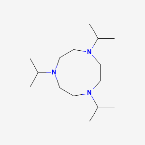 molecular formula C15H33N3 B3045571 1H-1,4,7-Triazonine, octahydro-1,4,7-tris(1-methylethyl)- CAS No. 110076-36-3