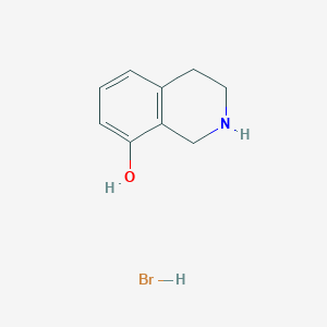 molecular formula C9H12BrNO B3045574 1,2,3,4-四氢异喹啉-8-醇氢溴酸盐 CAS No. 110192-20-6