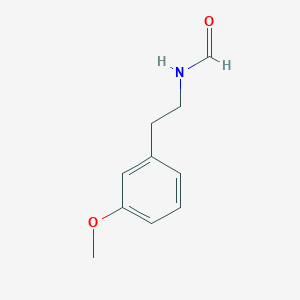 molecular formula C10H13NO2 B3045581 Formamide, N-[2-(3-methoxyphenyl)ethyl]- CAS No. 110339-54-3