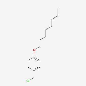 molecular formula C15H23ClO B3045589 苯，1-（氯甲基）-4-（辛氧基）- CAS No. 110482-75-2