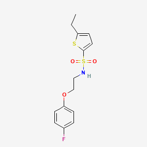 5-ethyl-N-(2-(4-fluorophenoxy)ethyl)thiophene-2-sulfonamide