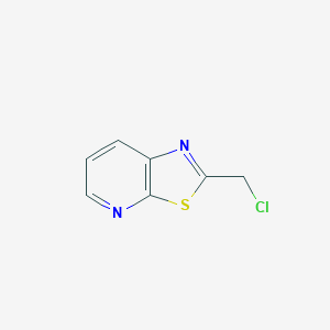 molecular formula C7H5ClN2S B3045627 2-(氯甲基)[1,3]噻唑并[5,4-b]吡啶 CAS No. 110704-35-3