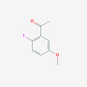 molecular formula C9H9IO2 B3045629 1-(2-Iodo-5-methoxyphenyl)ethanone CAS No. 110718-87-1