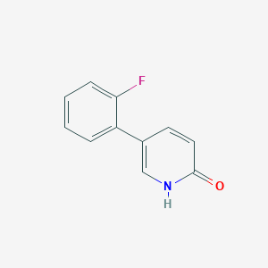 B3045641 5-(2-Fluorophenyl)pyridin-2(1H)-one CAS No. 1111105-99-7