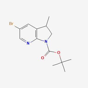 tert-Butyl 5-bromo-3-methyl-2,3-dihydro-1H-pyrrolo[2,3-b]pyridine-1-carboxylate