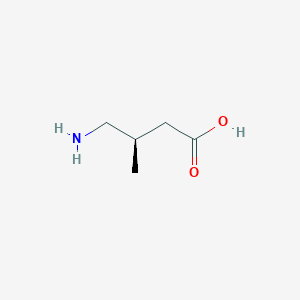 Butanoic acid, 4-amino-3-methyl-, (R)-