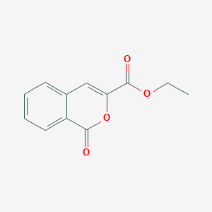 molecular formula C12H10O4 B3045669 Ethyl 1-oxo-1H-isochromene-3-carboxylate CAS No. 111686-63-6