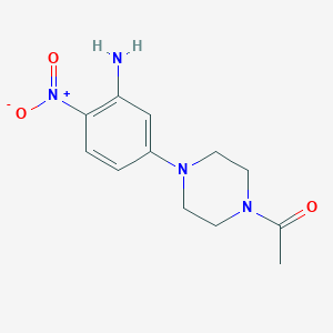 B3045682 1-Acetyl-4-(3-amino-4-nitrophenyl)piperazine CAS No. 111861-03-1