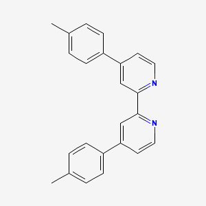 molecular formula C24H20N2 B3045690 4,4'-Bis(4-methylphenyl)-2,2'-bipyridine CAS No. 111971-31-4
