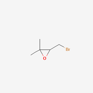molecular formula C5H9BrO B3045691 1-Bromo-2,3-epoxy-3-methylbutane CAS No. 1120-79-2