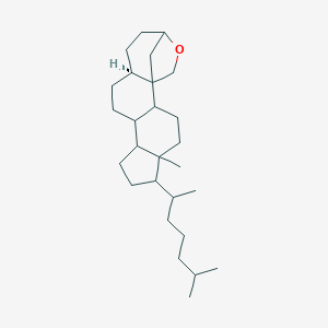 molecular formula C27H46O B304570 (13S)-5-methyl-6-(6-methylheptan-2-yl)-17-oxapentacyclo[14.2.1.01,13.02,10.05,9]nonadecane 