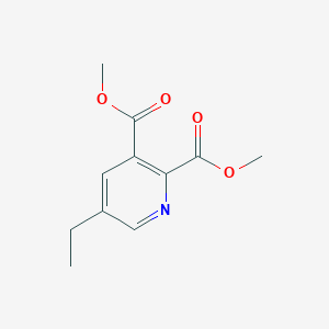 molecular formula C11H13NO4 B3045701 Dimethyl 5-ethylpyridine-2,3-dicarboxylate CAS No. 112112-37-5