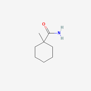 molecular formula C8H15NO B3045709 环己烷甲酰胺，1-甲基- CAS No. 1123-24-6