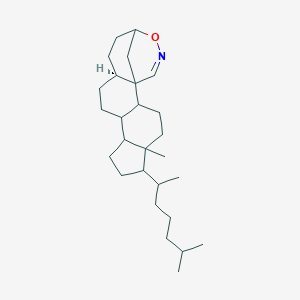 molecular formula C27H45NO B304571 (13S)-5-methyl-6-(6-methylheptan-2-yl)-17-oxa-18-azapentacyclo[14.3.1.01,13.02,10.05,9]icos-18-ene 