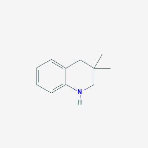 molecular formula C11H15N B3045719 3,3-Dimethyl-1,2,3,4-tetrahydroquinoline CAS No. 112565-69-2