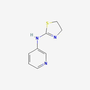 molecular formula C8H9N3S B3045737 3-Pyridinamine, N-(4,5-dihydro-2-thiazolyl)- CAS No. 112934-42-6
