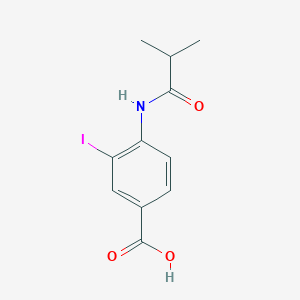 3-Iodo-4-isobutyramidobenzoic acid
