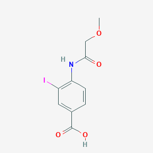 3-Iodo-4-(2-methoxyacetamido)benzoic acid