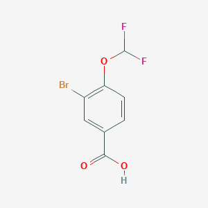 3-Bromo-4-(difluoromethoxy)benzoic acid