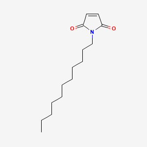 molecular formula C15H25NO2 B3045766 1H-Pyrrole-2,5-dione, 1-undecyl- CAS No. 113411-18-0