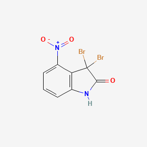 3,3-Dibromo-4-nitro-oxindole