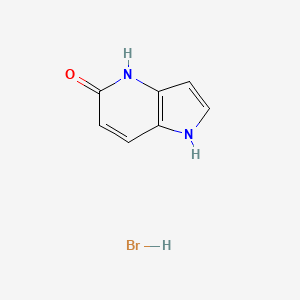 molecular formula C7H7BrN2O B3045772 1H-吡咯并[3,2-b]吡啶-5-醇氢溴酸盐 CAS No. 1134943-27-3