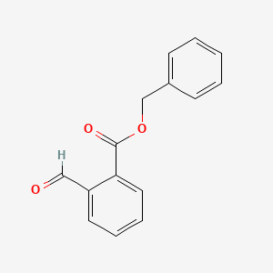 molecular formula C15H12O3 B3045778 苯甲酸苄酯-2-甲酰基 CAS No. 113674-51-4