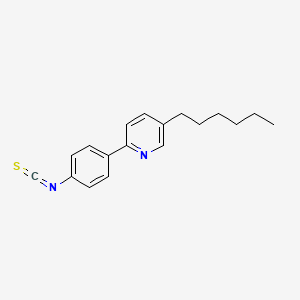 molecular formula C18H20N2S B3045782 Pyridine, 5-hexyl-2-(4-isothiocyanatophenyl)- CAS No. 113744-13-1