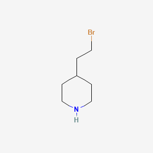 molecular formula C7H14BrN B3045788 4-(2-Bromoethyl)piperidine CAS No. 113913-55-6