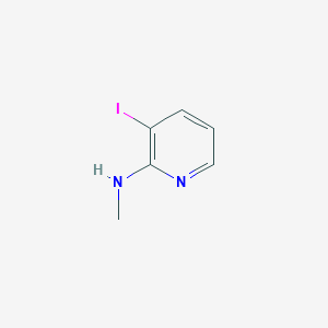 molecular formula C6H7IN2 B3045793 3-Iodo-2-(methylamino)pyridine CAS No. 113975-23-8