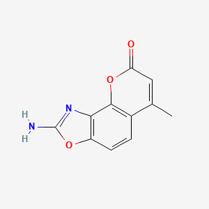 2-Amino-6-methylchromeno[8,7-D][1,3]oxazol-8-one