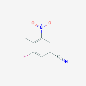 3-Fluoro-4-methyl-5-nitrobenzonitrile