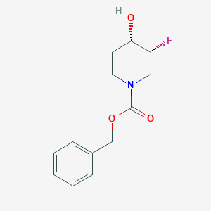 (3R,4S)-Benzyl 3-fluoro-4-hydroxypiperidine-1-carboxylate