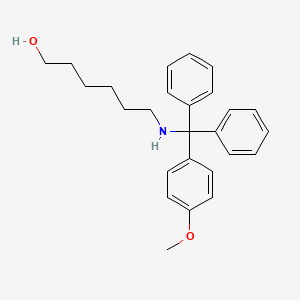 1-Hexanol, 6-[[(4-methoxyphenyl)diphenylmethyl]amino]-
