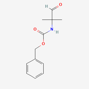 (1,1-Dimethyl-2-oxoethyl)carbamic acid benzyl ester