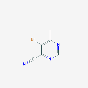 5-Bromo-6-methylpyrimidine-4-carbonitrile