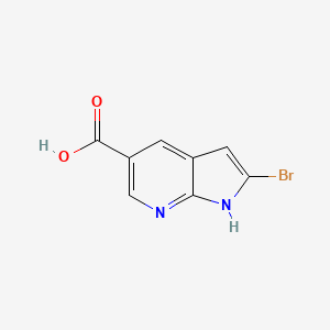 2-bromo-1H-pyrrolo[2,3-b]pyridine-5-carboxylic acid
