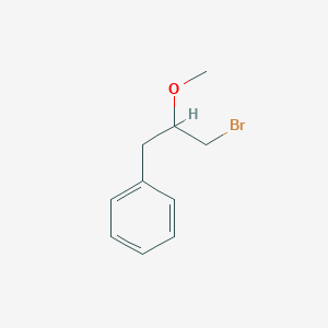 molecular formula C10H13BrO B3045865 (3-Bromo-2-methoxypropyl)benzene CAS No. 115333-02-3