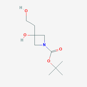Tert-butyl 3-hydroxy-3-(2-hydroxyethyl)azetidine-1-carboxylate