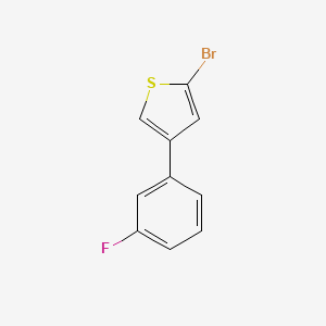 molecular formula C10H6BrFS B3045894 2-Bromo-4-(3-fluorophenyl)thiophene CAS No. 1159819-93-8