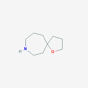 molecular formula C9H17NO B3045917 1-Oxa-8-azaspiro[4.6]undecane CAS No. 1160800-42-9