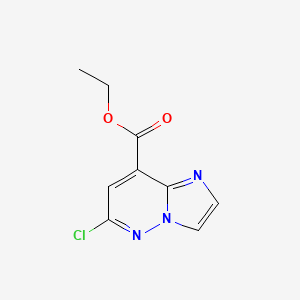 Imidazo[1,2-b]pyridazine-8-carboxylic acid, 6-chloro-, ethyl ester