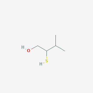 molecular formula C5H12OS B3045925 3-Methyl-2-sulfanylbutan-1-ol CAS No. 116229-37-9