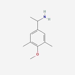 molecular formula C11H17NO B3045931 1-(4-Methoxy-3,5-dimethyl-phenyl)-ethylamine CAS No. 116367-00-1