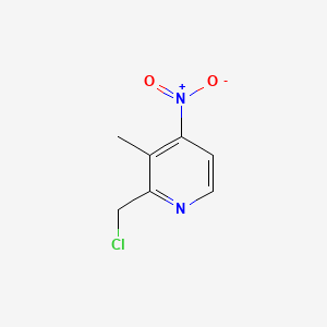 molecular formula C7H7ClN2O2 B3045934 2-(氯甲基)-3-甲基-4-硝基吡啶 CAS No. 116418-99-6