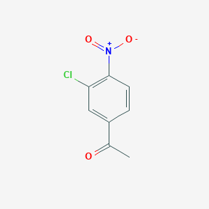molecular formula C8H6ClNO3 B3045944 1-(3-Chloro-4-nitrophenyl)ethanone CAS No. 116686-84-1